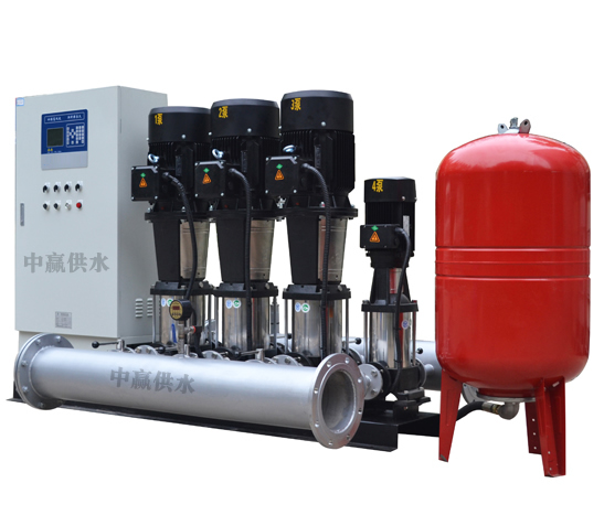 變頻恒壓供水系統(tǒng)主要由PLC、變頻器、觸摸屏、壓力變送器、動力及控制線路以及泵組組成